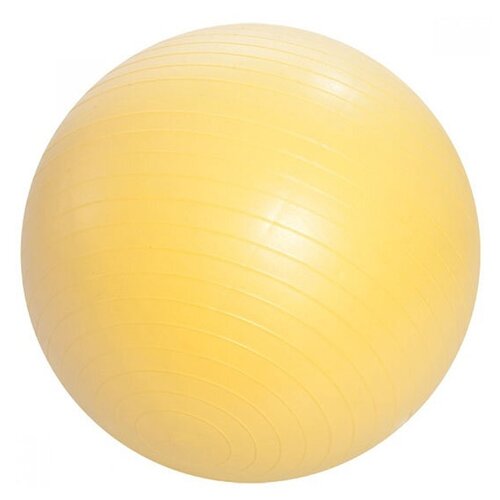 фото Мяч гимнастический (фитбол) с системой «антиразрыв» диаметр: 55 см, желтый м-255 тривес