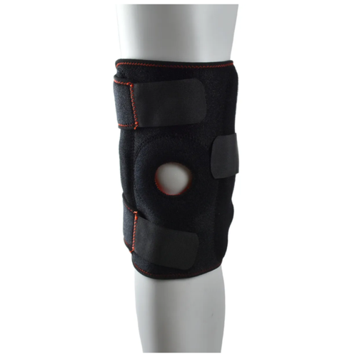 фото Суппорт колена / наколенник стабилизатор коленного сустава (1шт), регулируемый, неопреновый, на липучках cliff