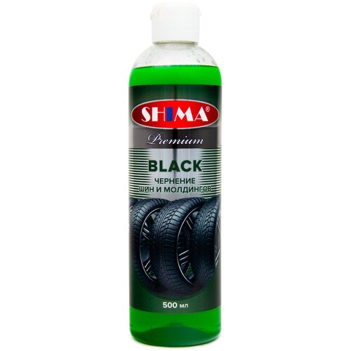фото Чернитель резины shima premium black (чернитель шин), чернение шин и молдингов, 500 мл art: 4631111103340