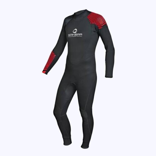 фото Гидрокостюм длинный прокатный spinera professional rental fullsuit 3/2 mm black s23 (красный m)