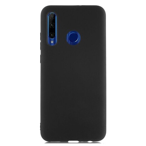 фото Чехол матово силиконовый для huawei honor 10i/20i black нет бренда