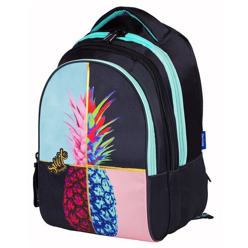 фото Berlingo рюкзак instyle pineapple, черный/розовый