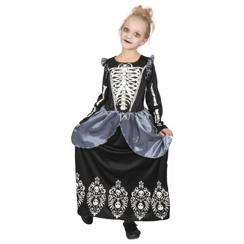 фото Платье bristol novelty skeleton princess принцесса-скелет (пб1755), черный, размер 134-146