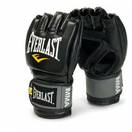 фото Перчатки тренировочные everlast grappling lxl черные