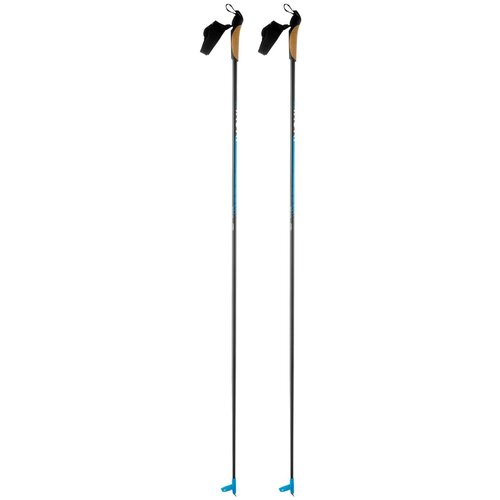 фото Лыжные палки decathlon inovik xc s pole 530, 145 см, черный/синий