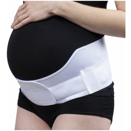 фото Пояс медицинский эластичный для беременных "герда" (х/б). tonus elast 9806. белый. размер 1.