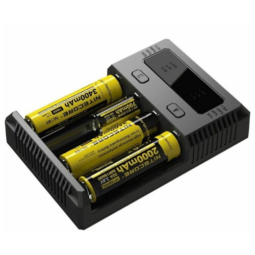 фото Nitecore зарядное устройство nitecore new i4 18650/16340 на 4*акб