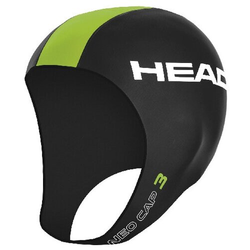 фото Неопреновый шлем-утеплитель head neo cap 3mm, цвет - черный/лайм;размер - s/m;материал - неопрен