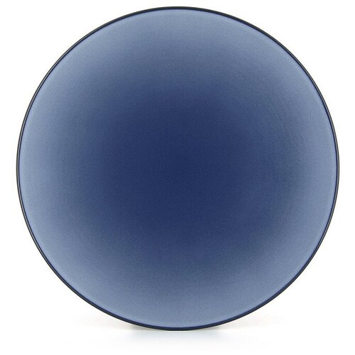 фото Тарелка мелкая equinoxe 28 см керамика синий revol 649500