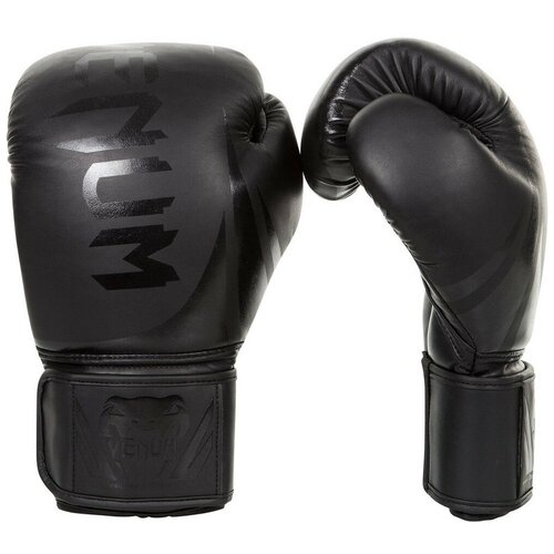 фото Боксерские перчатки venum challenger 2.0 boxing gloves black/black 12 унций