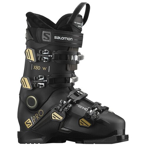 фото Горнолыжные ботинки salomon s/pro 80 x w cs black/belluga (20/21) (21.5)