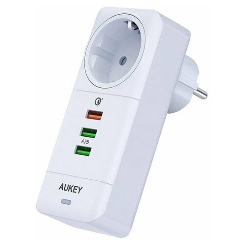 фото Сетевое зарядное устройство aukey wall charger белое (pa- w01)