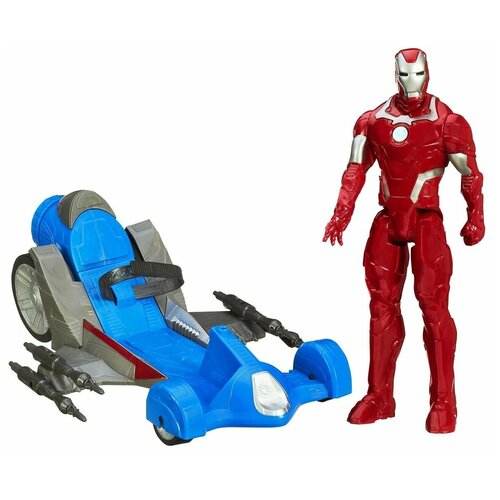 фото Игровой набор avengers титаны мститель iron man и транспортное средство