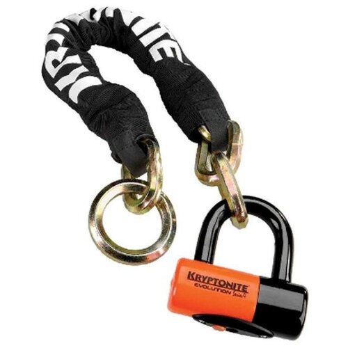 фото Замок велосипедный kryptonite york noose 1275 (12mm x 75cm) with evs4 disc 14mm shackle