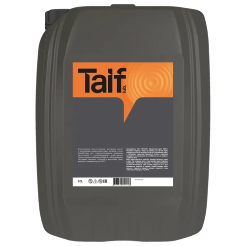 фото Taif shift gl-4/gl-5 75w-90 20 л трансмиссионное масло taif lubricants