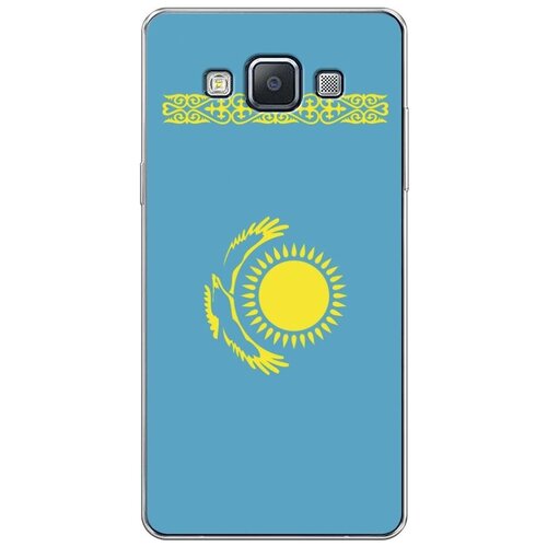фото Силиконовый чехол "флаг казахстана 1" на samsung galaxy a5 / самсунг галакси а5 case place