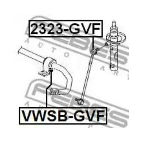 фото Febest 2323gvf тяга/стойка стабилизатора