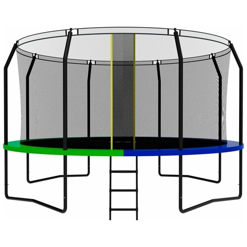 фото Батут swollen prime black 14 ft синий/зеленый