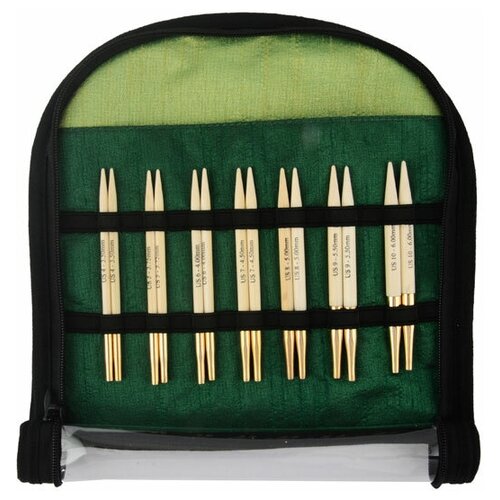 фото Набор special interchangeable needle set съемных спиц bamboo, knitpro, 22565 knit pro