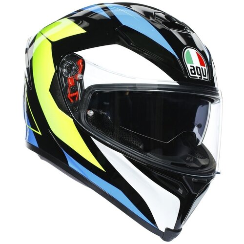 фото Шлем agv k-5 s multi - core black/cyan/yellow fluo agv 210041a2my001