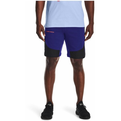 фото Шорты under armour rival terry amp short синий xs 1361628-415