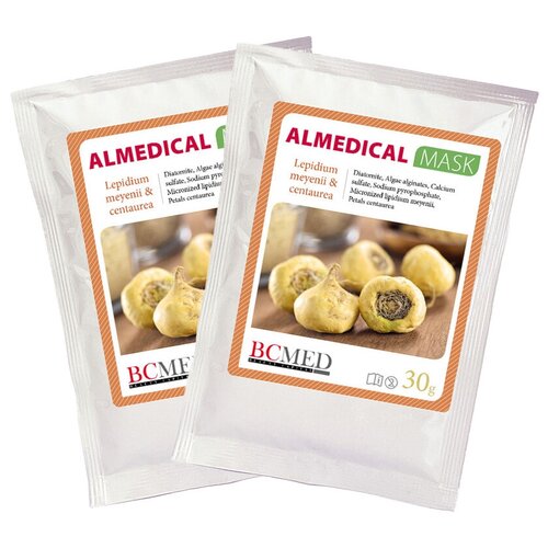 фото Альгинатная маска "перуанская мака и василек" almedical mask lepidium meyenii & centaurea, 2 шт по 30 г