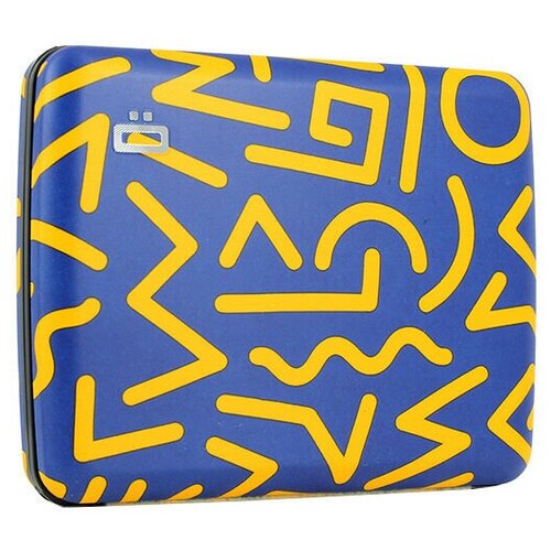 фото Алюминиевый кошелек ogon smart case v2 large, цвет "зигзаг" (sv2l zigzag)