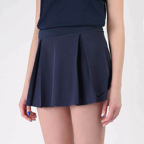 фото Юбка-шорты nike women's club golf skirt, размер l, синий