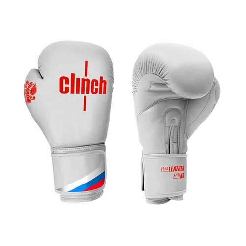 фото C111 перчатки боксерские clinch olimp бело-красные - clinch