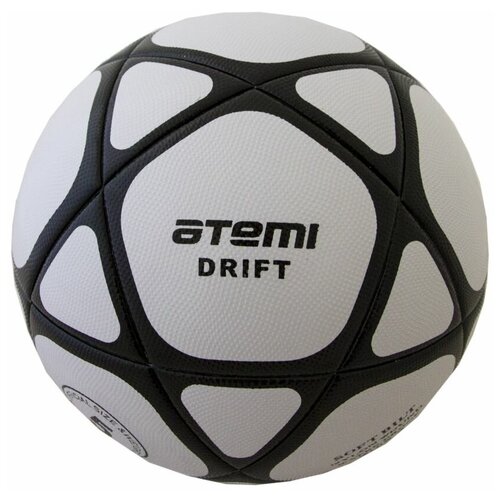 фото Футбольный мяч atemi drift белый/черный 5