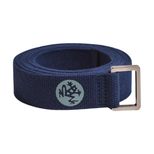 фото "ремень для йоги manduka unfold yoga strap 244*3,2 см - midnight"