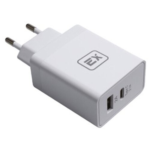 фото Зарядное устройство для телефона 1usb+type-c 4,1a exployd sonder ex-z-439 white