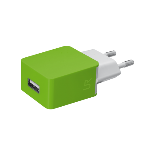 фото Зарядное сетевое устройство 20146 ur usb wall chrgr 5w -lime trust