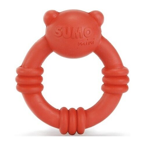 фото Игрушка для собак "sumo mini team. кольцо", красное, 9,5х10,5 см beeztees