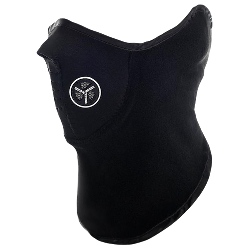фото Ветрозащитная маска под шлем с клапаном, размер универсальный, чёрный сима-ленд