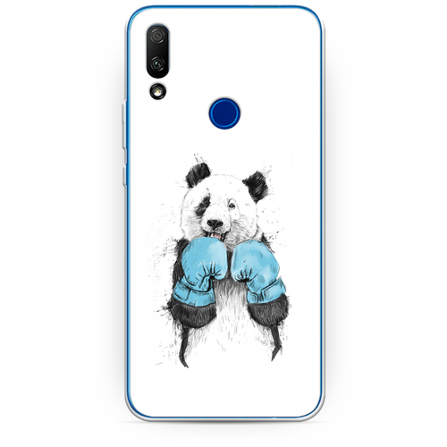 фото Силиконовый чехол панда боксер на honor 9x / хонор 9x case place