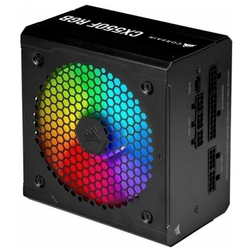 фото Блок питания atx corsair cx550f rgb cp-9020216-eu 550w, 80 plus bronze, full modular, 120mm fan rtl