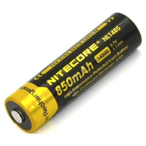 фото Аккумулятор 14500 - nitecore nl1485 li-ion 850mah 9972