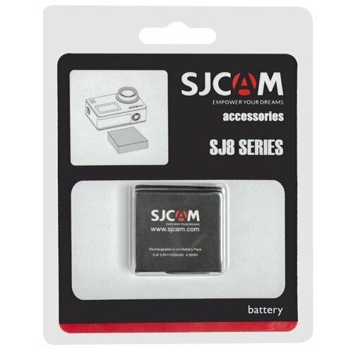 Фото - Дополнительная батарея SJCAM SJ8-BAT для SJ8 аккумулятор sjcam для sj6 legend