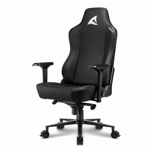 фото Sharkoon skiller sgs40 игровое кресло чёрное (синтетическая кожа, 4d, газлифт 4 кл.)