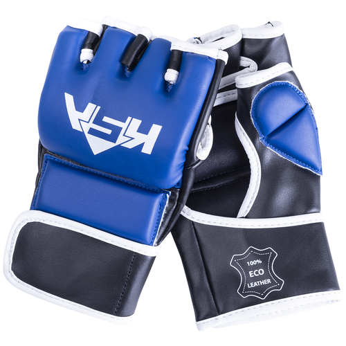 фото Перчатки для ksa mma wasp blue, к/з, s