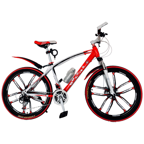 фото Велосипед на литых дисках green bike premium red