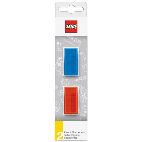 фото Lego набор точилок 51496, 2 шт синий/красный