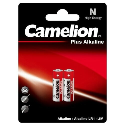 Фото - Батарейка Camelion Plus Alkaline LR1, 2 шт. батарейка d щелочная camelion mn1300 2 1 5v 2 шт