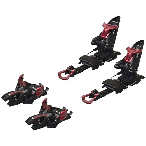 фото Горнолыжные крепления marker 2021-22 kingpin 13 bindings 100x125mm black/red