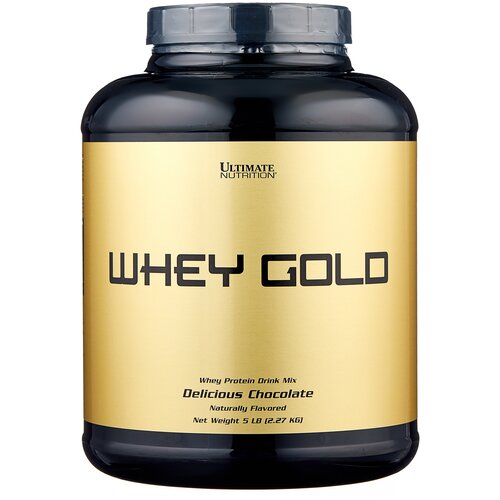 фото Протеин ultimate nutrition whey gold, 2270 гр., восхитительный шоколад