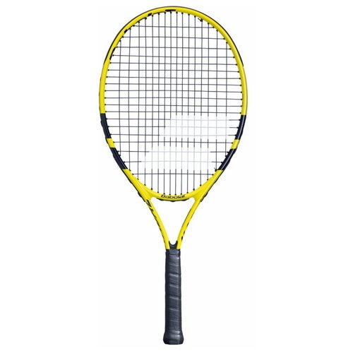 фото Ракетка для большого тенниса babolat nadal 25 gr0, 140249, детская, 9-10 лет, черно-желтый