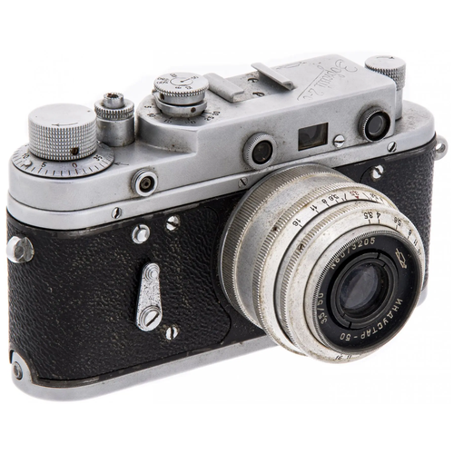 фото Зенит фотоаппарат зоркий 2 с с объективом индустар-50, ссср, 1958 г.