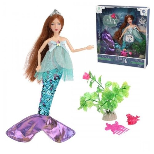 фото Игр. набор "модница" в компл. кукла 29 см, предметов 2шт, кор. наша игрушка