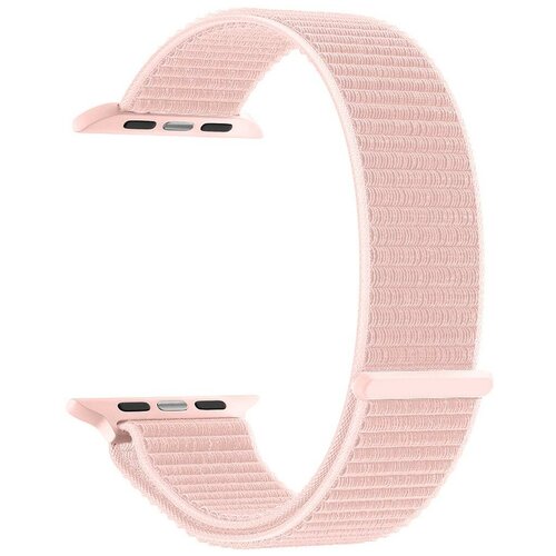 фото Ремень для умных часов нейлоновый ремешок для умных часов deppa band nylon для apple watch 42/44 mm розовый